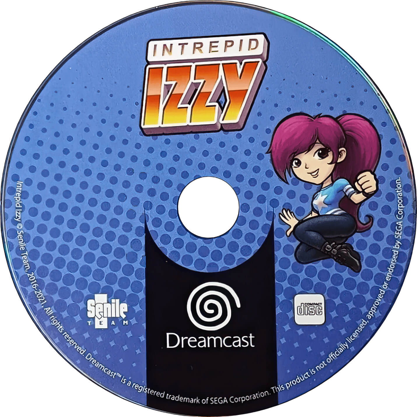 Лицензионный диск Intrepid Izzy для Dreamcast